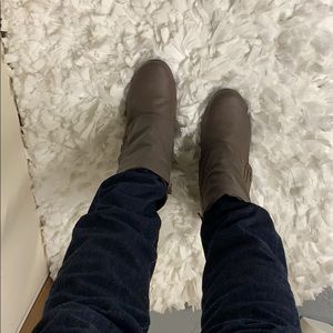 Cute brown shoe booties